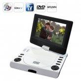 Portable Multimedia DVD Player with 7 Inch Widescreen (White)